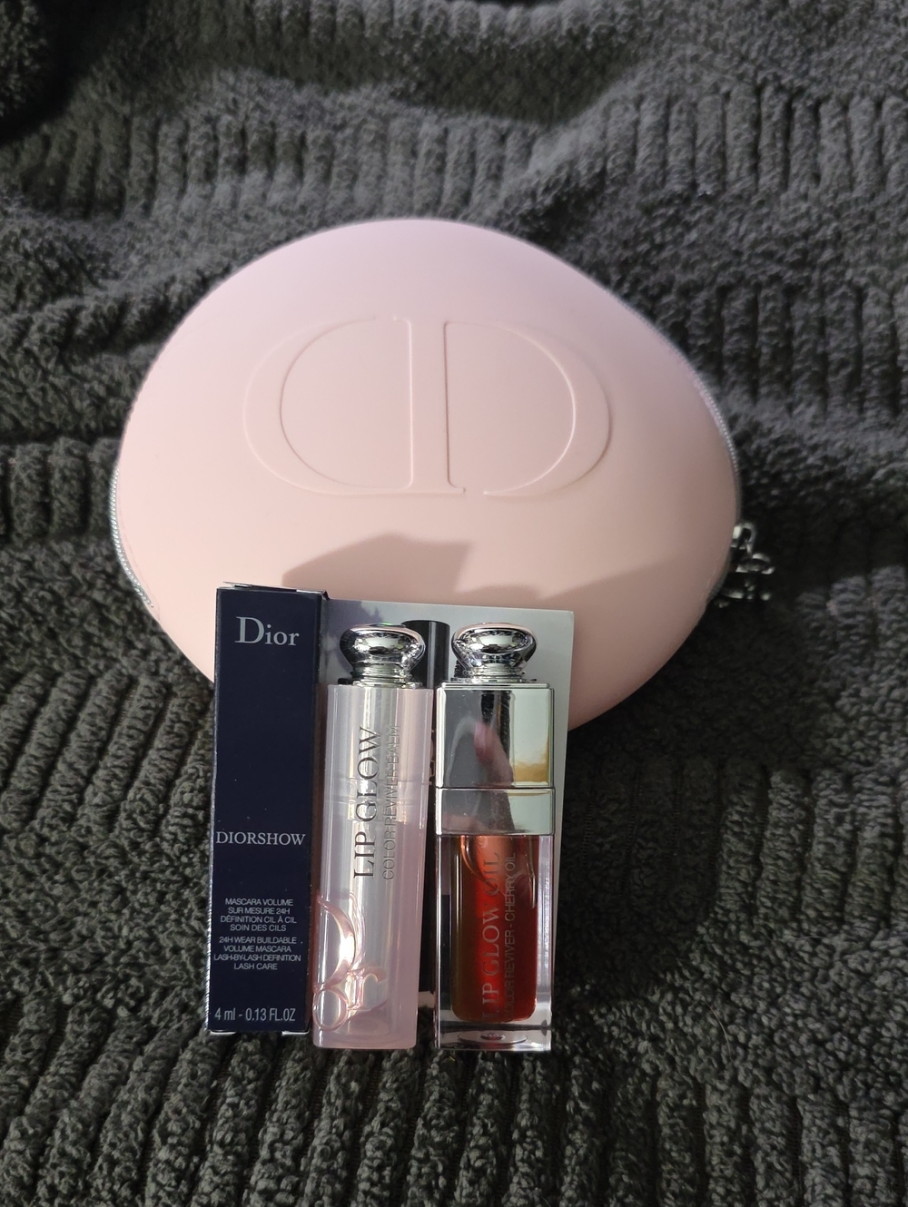 Dior Lip Glow & Lip Maximizer Duo with Pink Case